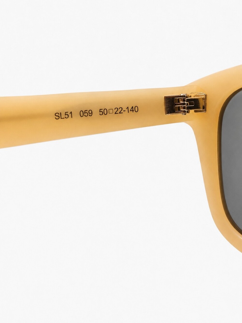 SAINT LAURENT | SL 51 059 Cream Square Sunglasses - Picture 4 of 5